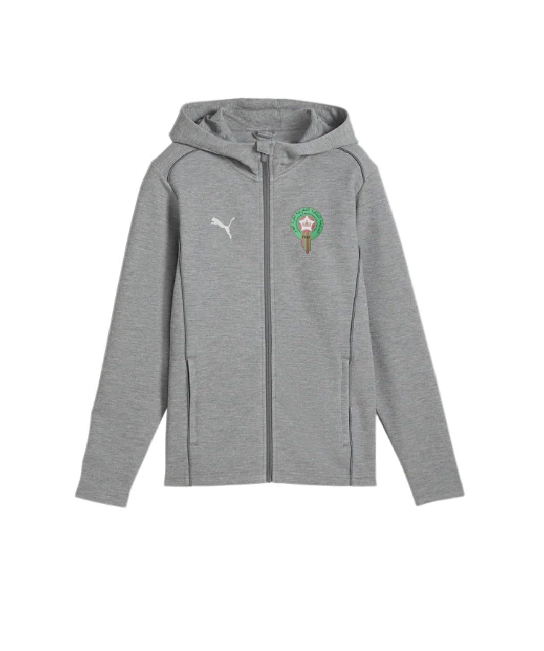 Veste Avant-Match Maroc Gris Authentique