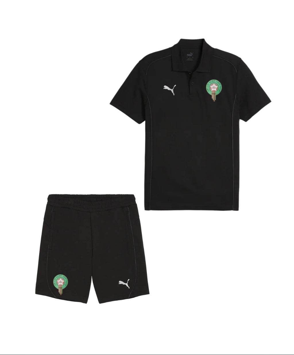 Ensemble Maroc Casuals Polo 2024-2026 Noir Argenté