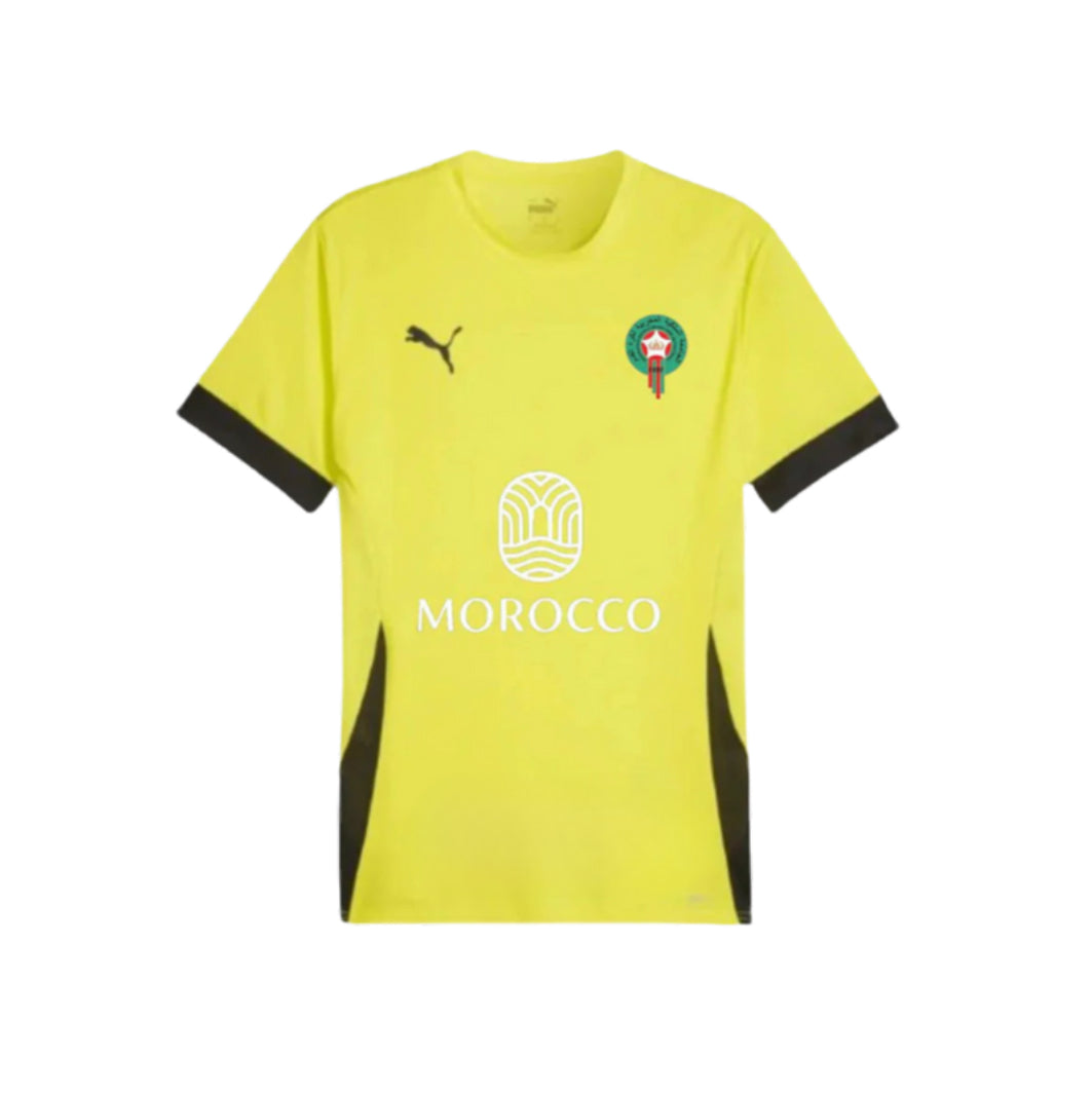 Maillot Maroc Jaune authentique 2024/25