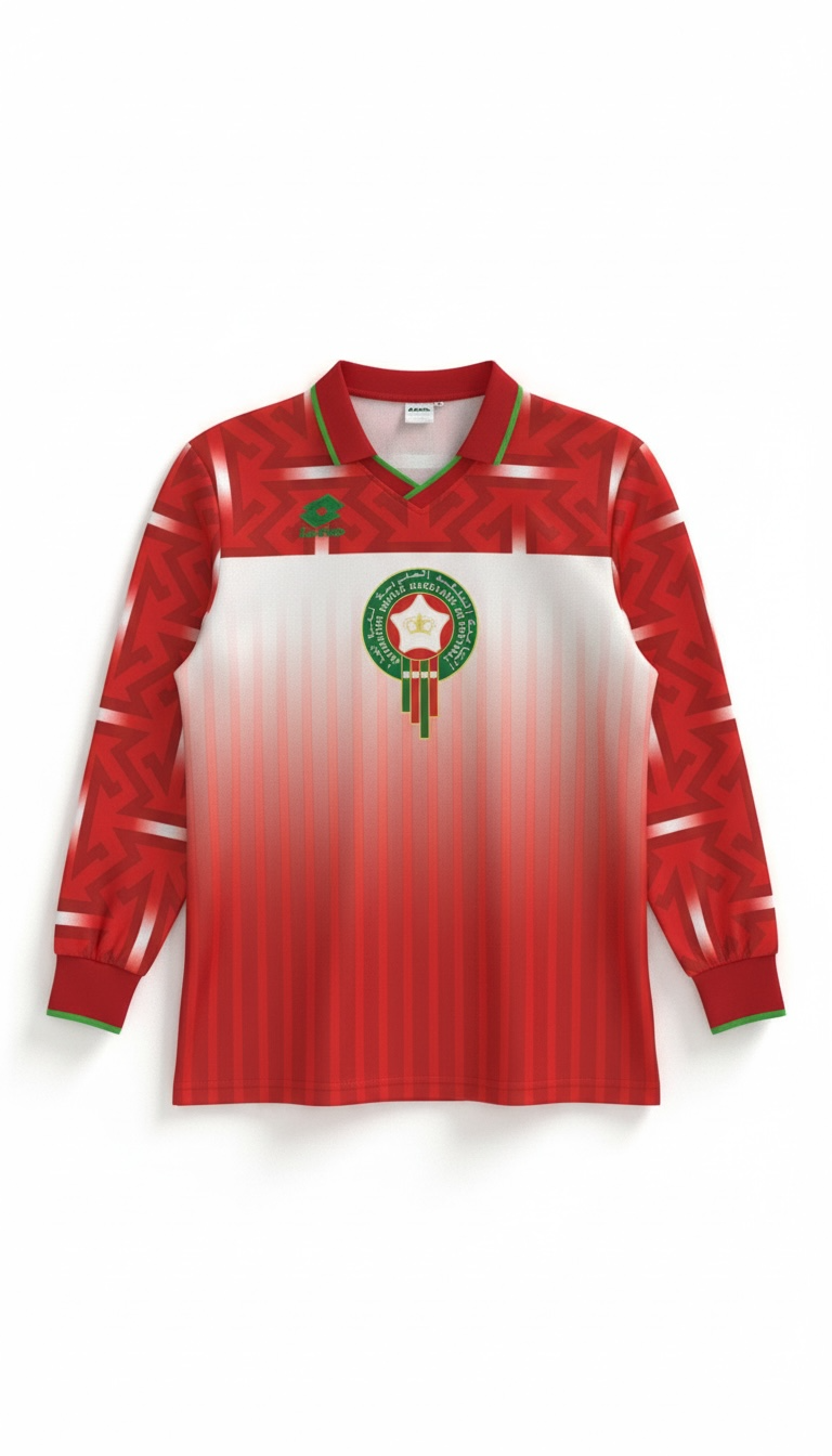 Maillot Maroc Manche longue Domicile 1994/95