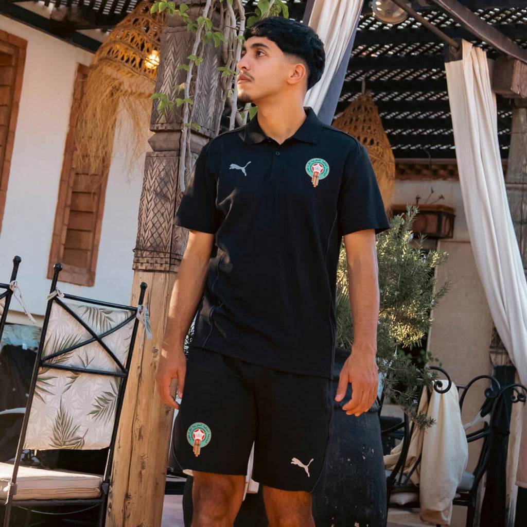 Ensemble Maroc Casuals Polo 2024-2026 Noir Argenté