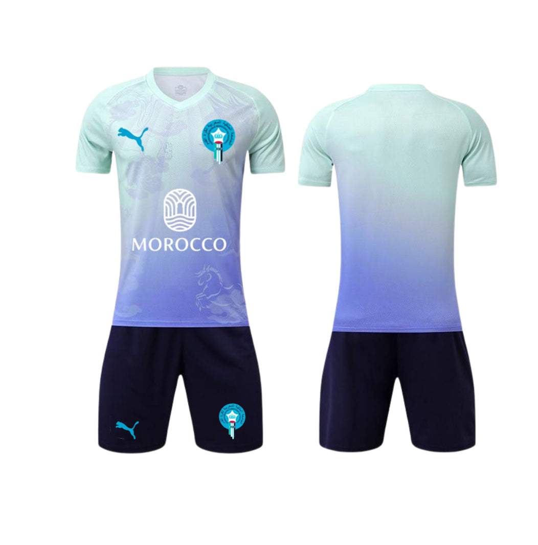 Ensemble Bleu Maroc X Palestine enfant