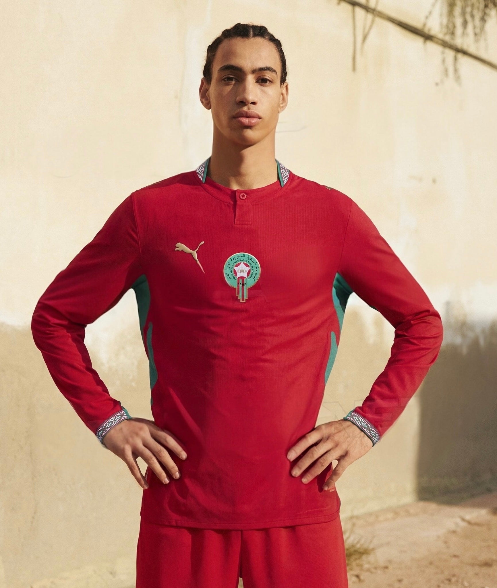 Maillot Maroc Manche longue Domicile 2026/2027 Précommande !
