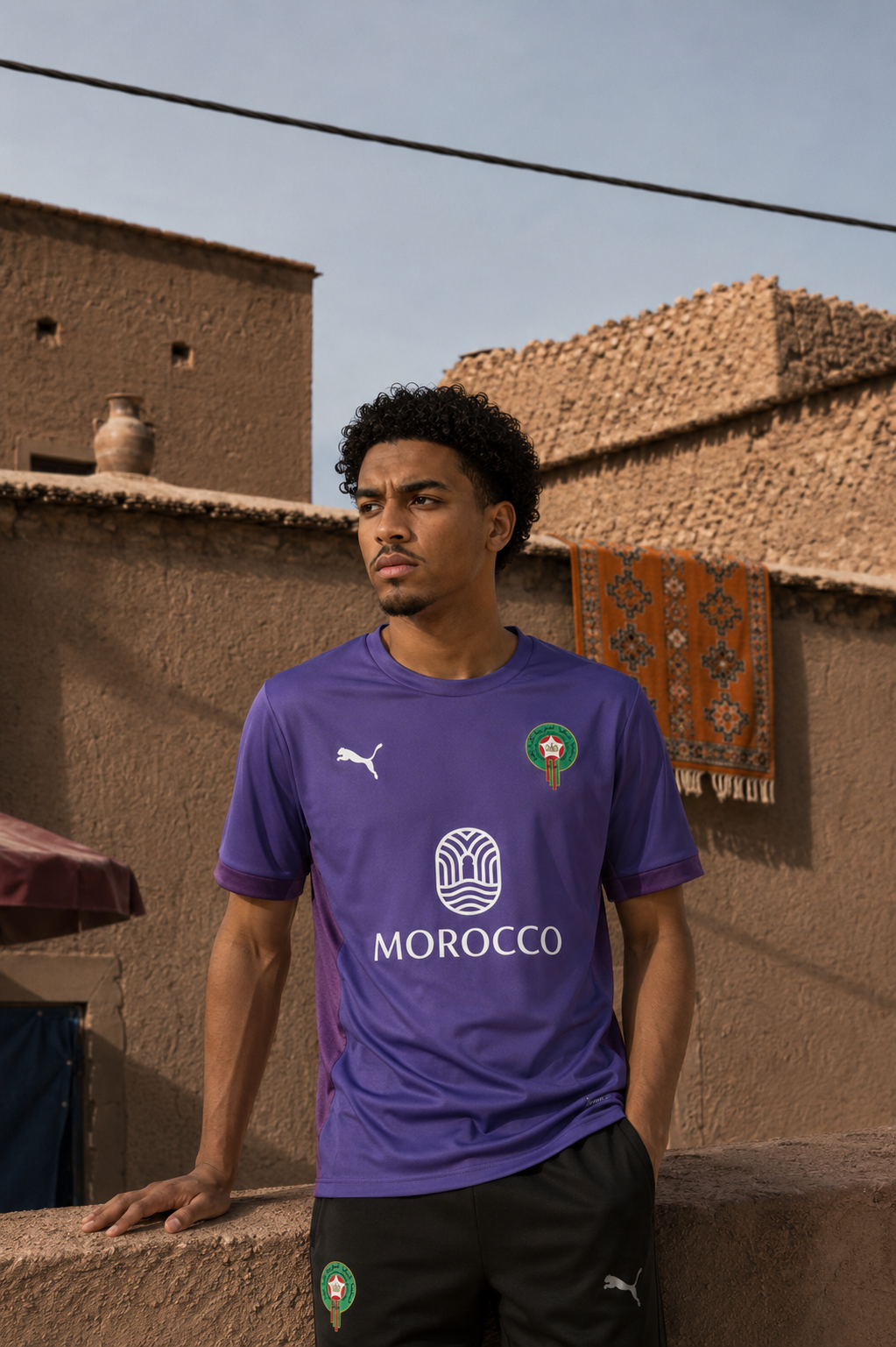 Maillot Maroc Violet authentique 2024/25