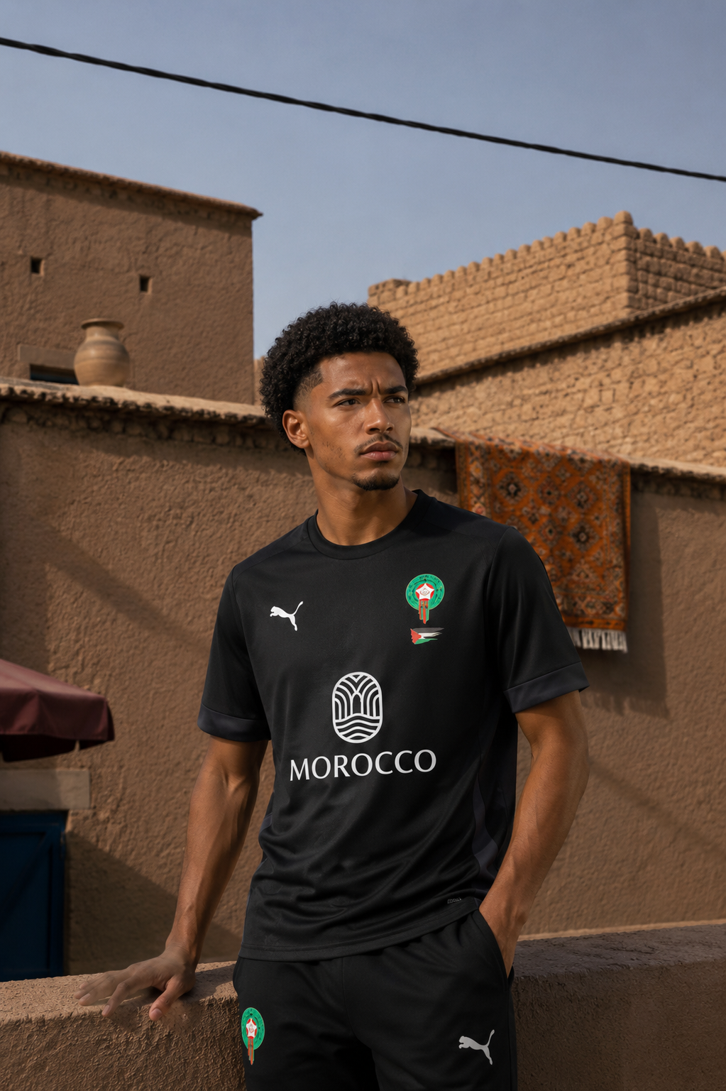 Maillot Maroc X Palestine authentique 2024/25