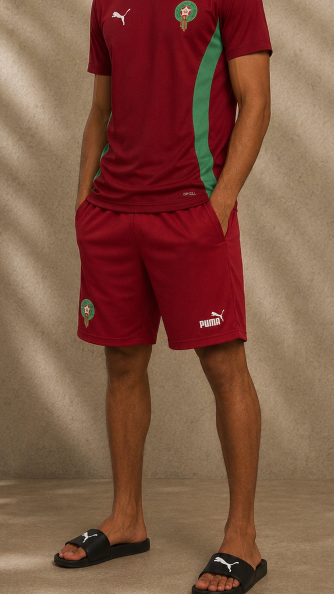 Short Maroc Avant-Match 2023/24 Authentique