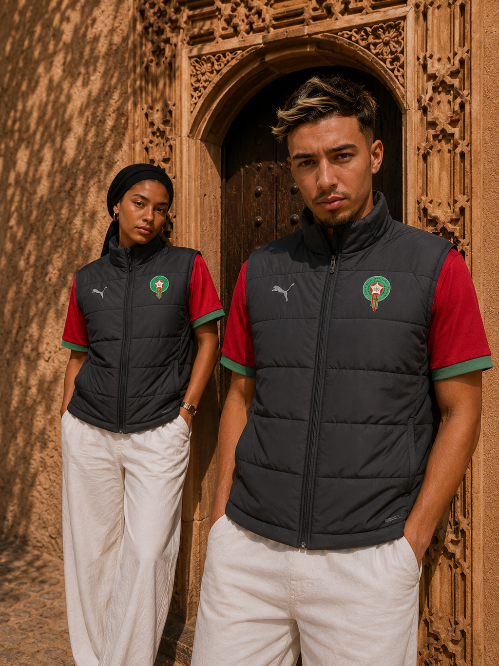 Doudoune sans manche Maroc 2025/26