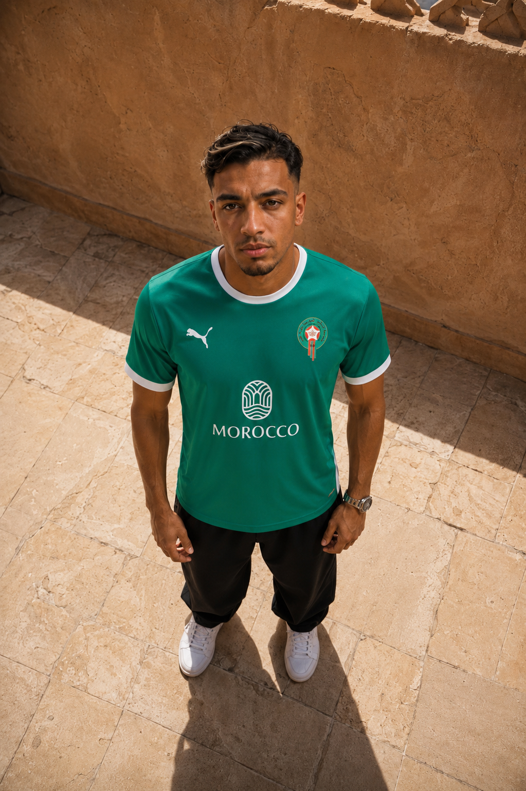 Maillot Maroc Avant-Match 2023/24 authentique